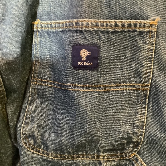 MEN’S RK BRAND BLUE CARPENTER JEANS SIZE 42X31 - Picture 13 of 16